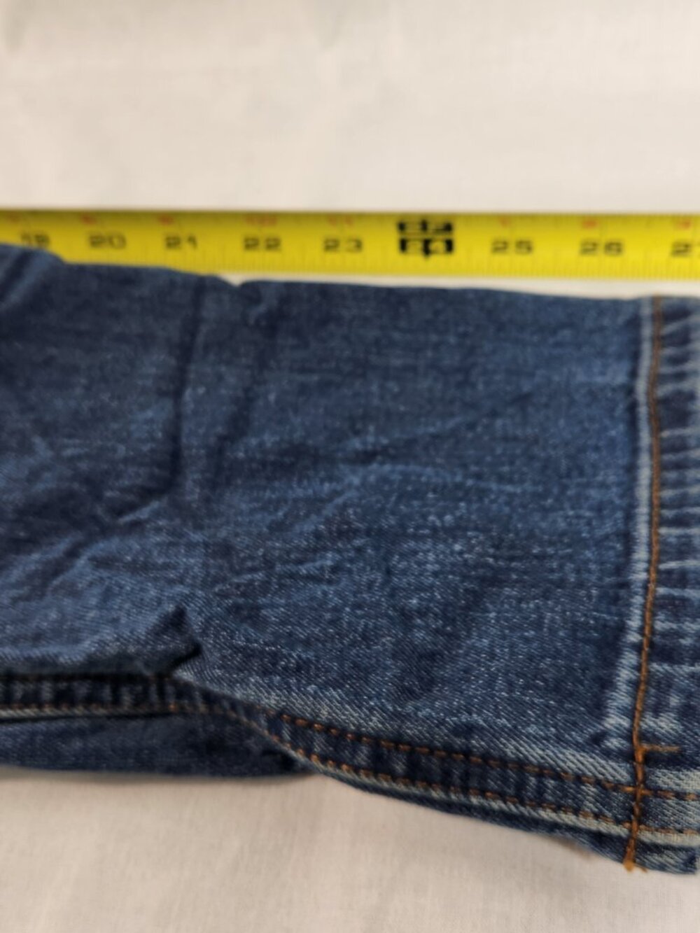 Carhartt Kids Jeans Size 6 Adjustable Waist Dark Wash Denim Unisex Stretch Waist - Picture 7 of 9